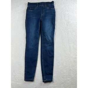 Spanx Jeggings Pull-On Denim Dark Wash Skinny Jeans Size S‎